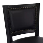 Tabouret de bar pivotant Boraam Broadmoor, hauteur bar, finition noire