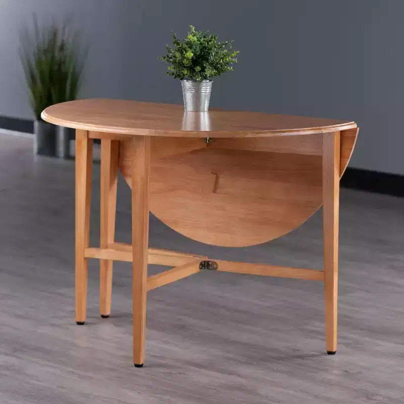 Table de salle à manger Hannah à double abattant en bois/chêne clair - Winsome