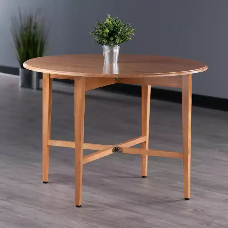 Table de salle à manger Hannah à double abattant en bois/chêne clair - Winsome