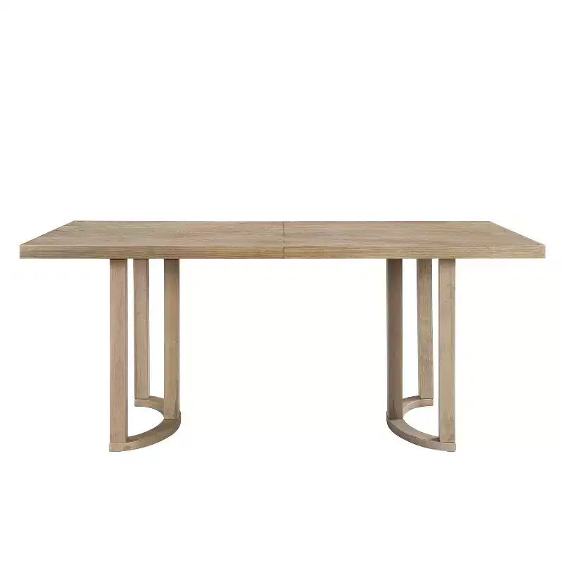 Christopher Knight Home Nicholas 69" Rubberwood Modern 6 Seater Rectangle Dining Table Ash