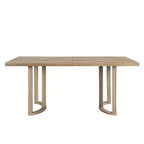 Christopher Knight Home Nicholas 69" Rubberwood Modern 6 Seater Rectangle Dining Table Ash