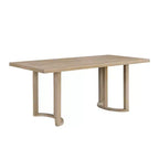 Christopher Knight Home Nicholas Table de salle à manger rectangulaire moderne 6 places en bois d'hévéa 69" Cendré
