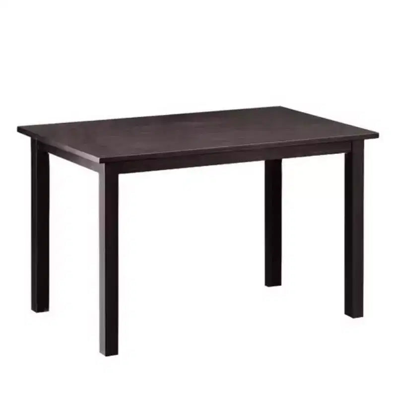 Table de salle à manger Andrew Modern marron foncé - Baxton Studio : Bois d'hévéa robuste, non extensible, 4 places