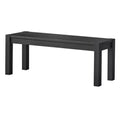 Buylateral Verdon Modern Farmhouse Solid Wood Dining Bench Black