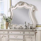 Miroir de commode Bently, finition champagne, par Acme Furniture