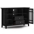 WyndenHall Freemont Tall TV Stand for TVs up to 60": Storage Cabinets, Adjustable Shelves, Cord Management