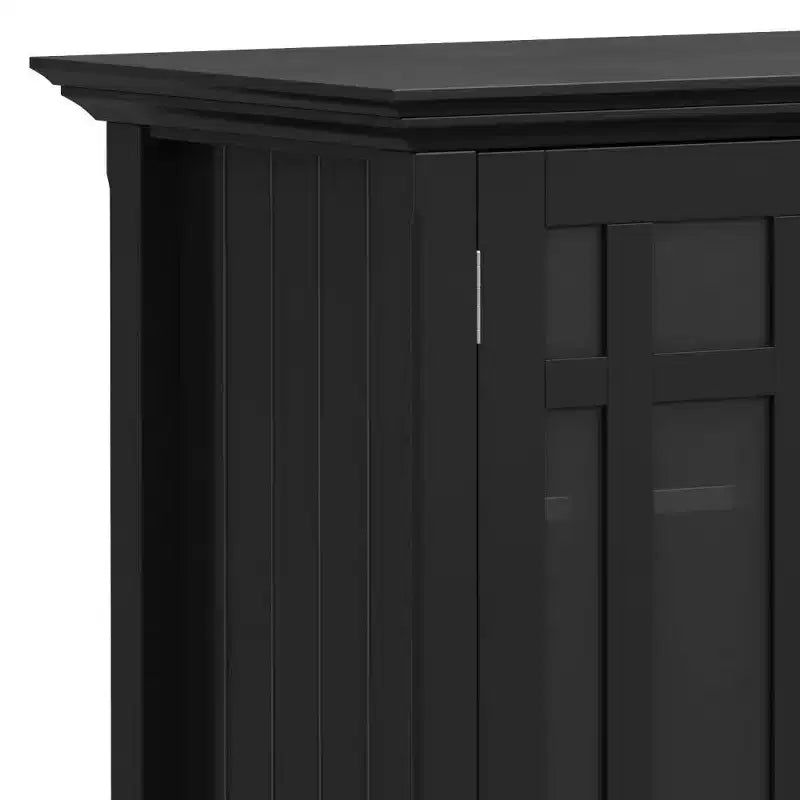 Meuble TV haut WyndenHall Freemont pour téléviseurs jusqu'à 60 po : armoires de rangement, tablettes réglables, gestion des câbles