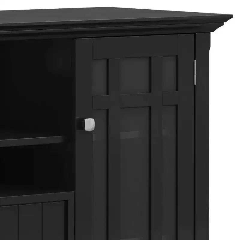 Meuble TV haut WyndenHall Freemont pour téléviseurs jusqu'à 60 po : armoires de rangement, tablettes réglables, gestion des câbles