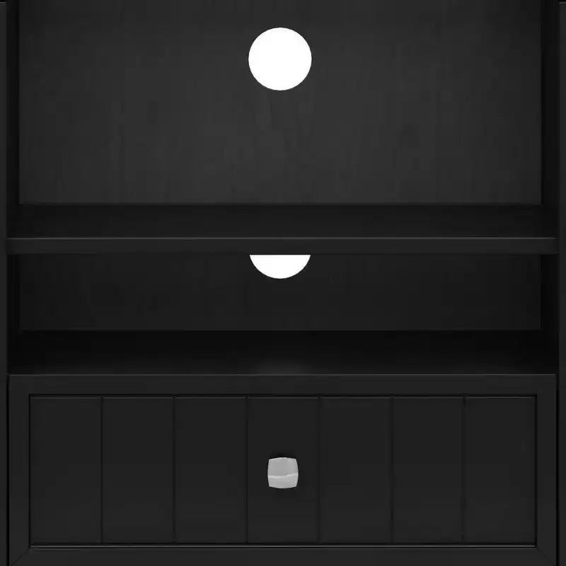Meuble TV haut WyndenHall Freemont pour téléviseurs jusqu'à 60 po : armoires de rangement, tablettes réglables, gestion des câbles