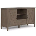 WyndenHall Cantina Medium TV Stand for TVs up to 60" Smoky Brown
