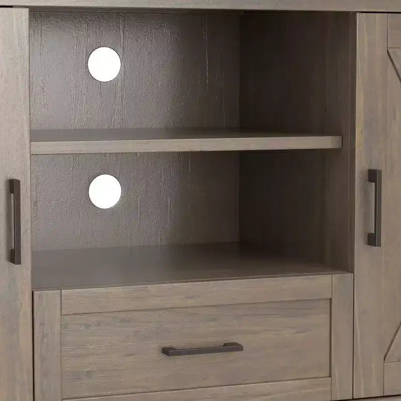 Meuble TV moyen WyndenHall Cantina pour téléviseurs jusqu'à 60 po, marron fumé