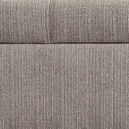 Banc de rangement capitonné Collette Lin - Adore Decor : Ottoman chic, Sièges rembourrés, Couvercle à charnière