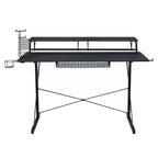 Multi Functional Carbon Gaming Desk Black - Techni Sport