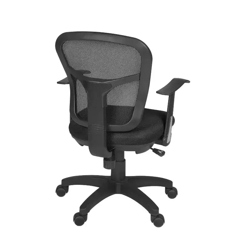 Chaise pivotante Griffin noire - Niche : Ergonomique, à roulettes, Support lombaire réglable