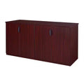 Regency 72" Legacy Office Storage Cabinet Buffet Mahogany: Wood Frame, 4-Door, 4-Shelf Printer Stand