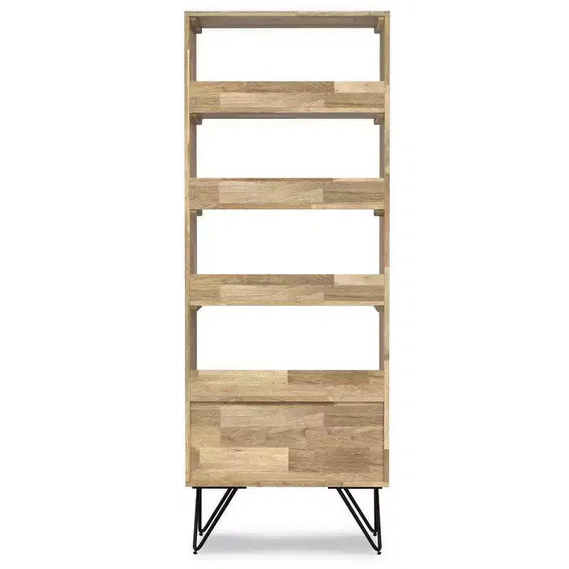 WyndenHall Bibliothèque haute Moreno 163 cm, naturelle