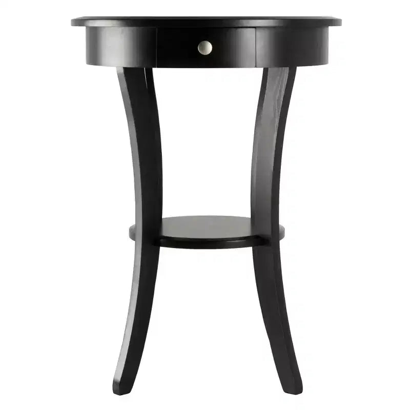 Table d'appoint ronde Sasha - Noire - Winsome