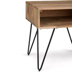 Table d'appoint Moreno en bois de manguier massif naturel de 22 po – WyndenHall
