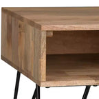 Table d'appoint Moreno en bois de manguier massif naturel de 22 po – WyndenHall