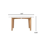 Table basse ronde Abacus Chêne et Blanc - Universal Expert