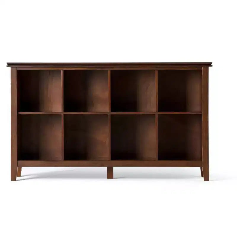Table basse Barrie 57 po, brun roux - WyndenHall : Rangement moderne en pin, forme rectangulaire