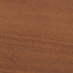 Lit plateforme Baxton Studio King Garron en tissu et bois gris/noyer brun