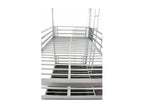 Superposed bed 3 levels metal 90x190 Greenat-Color Grey