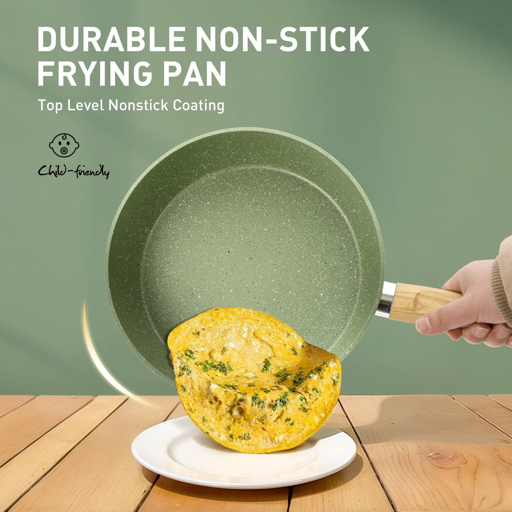 Ensemble de 30 pièces d'ustensiles de cuisine et de pâtisserie en granit, batterie de cuisine antiadhésive, casseroles et poêles