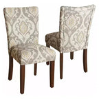 Lot de 2 chaises de salle à manger Parsons HomePop