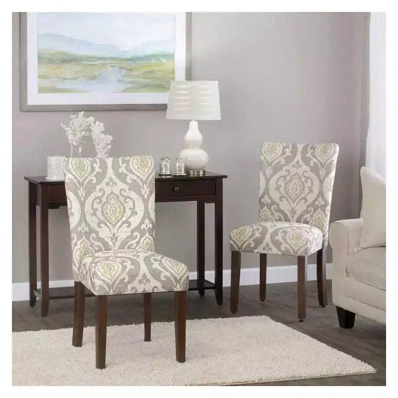Lot de 2 chaises de salle à manger Parsons HomePop