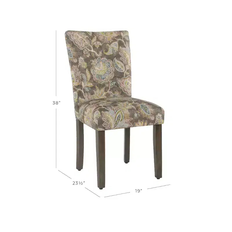 Lot de 2 chaises de salle à manger Parsons HomePop