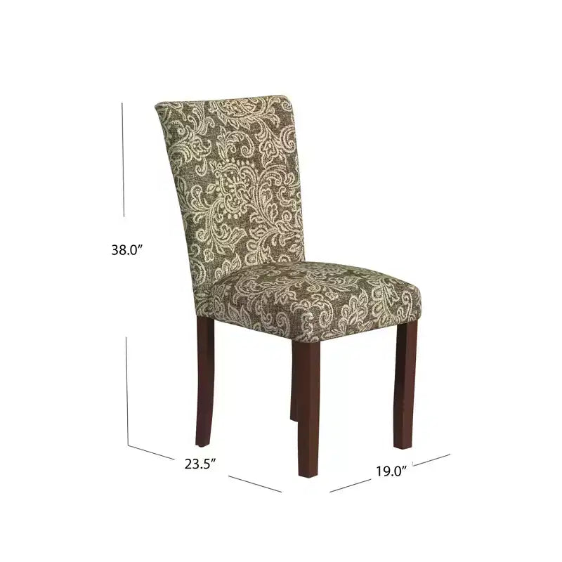 Lot de 2 chaises de salle à manger Parsons HomePop