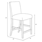 Tabouret de bar Skyline Furniture Parsons hauteur comptoir