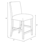 Tabouret de bar Skyline Furniture Parsons hauteur comptoir