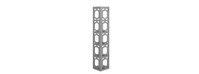 Étagère d'angle à 5 niveaux Omega 63,75 - Breighton Home