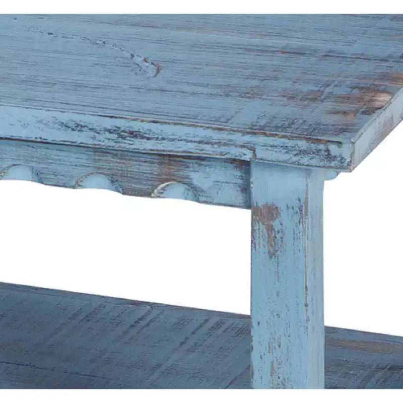 Table basse de chalet rustique 42 L au fini antique - Meubles Alaterre