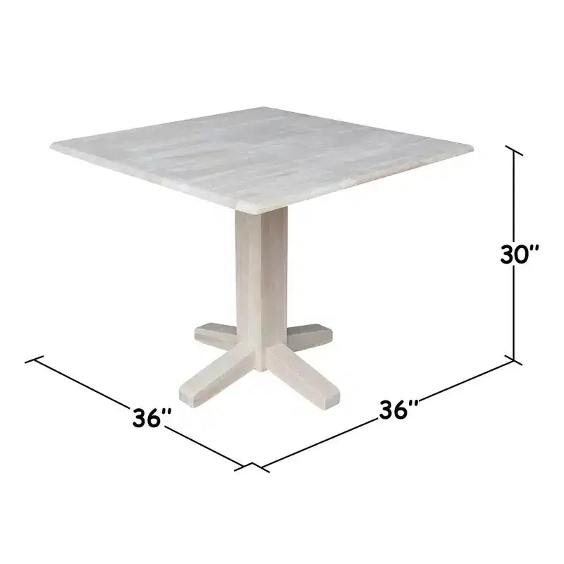Table de salle à manger à double abattant Sanders Square 36 - International Concepts
