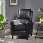 Fauteuil club inclinable en similicuir Haddan - Christopher Knight Home