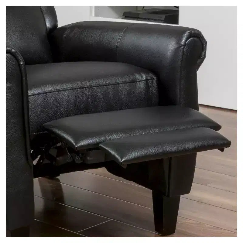 Fauteuil club inclinable en similicuir Haddan - Christopher Knight Home