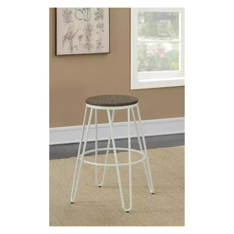 Lot de 2 tabourets de bar contemporains à hauteur de comptoir Puckard - HOMES : Inside + Out