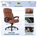 Fauteuil de bureau pour personnes de grande taille - Serta