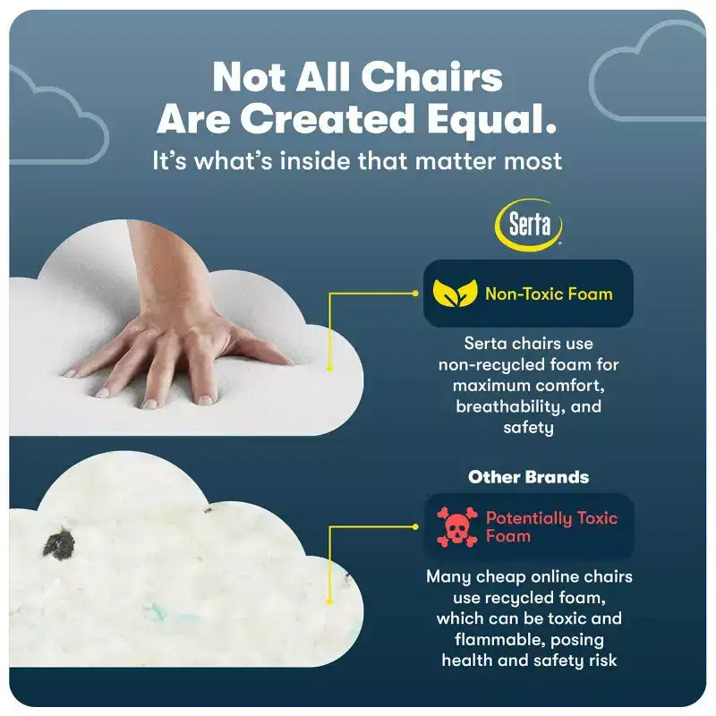 Fauteuil de bureau pour personnes de grande taille - Serta