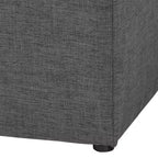 Corinne – Ottoman rembourré en tissu de style moderne et contemporain – Baxton Studio