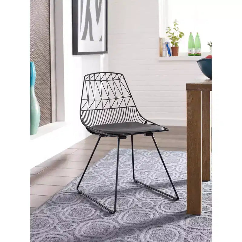 Lot de 2 chaises en métal Vivi - Adore Decor