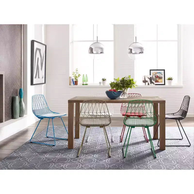 Lot de 2 chaises en métal Vivi - Adore Decor