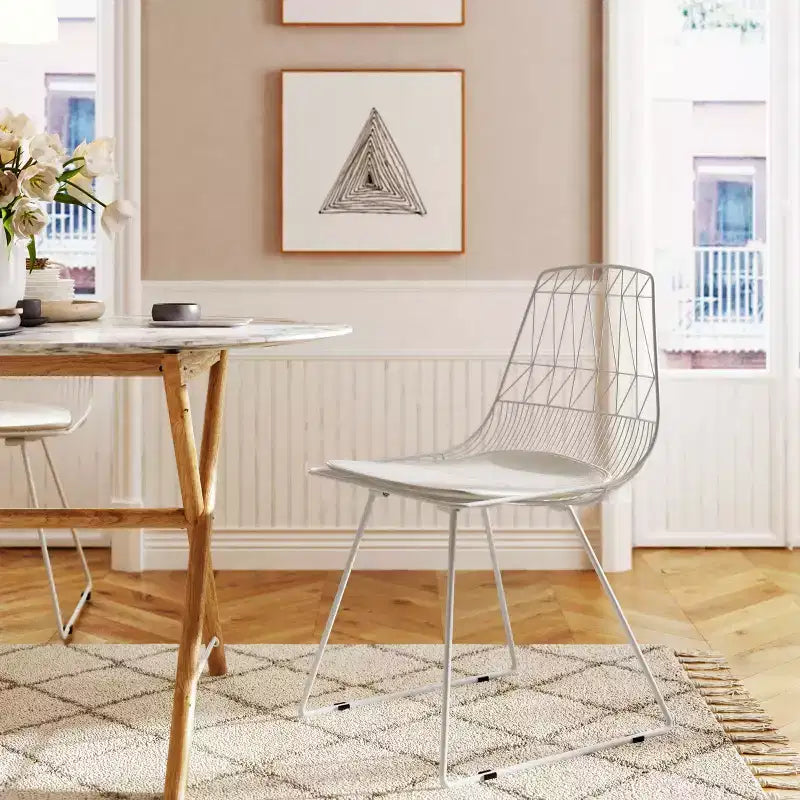 Lot de 2 chaises en métal Vivi - Adore Decor