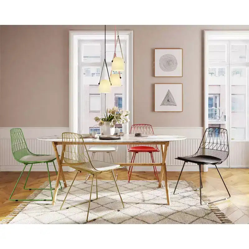 Lot de 2 chaises en métal Vivi - Adore Decor