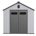 Abri de jardin en résine toutes saisons avec plancher, 1,8 m x 1,2 m/1,8 m x 2,4 m/2,4 m x 1,8 m/2,4 m x 3 m, Spire Tool Shed