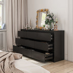 Commode à 9 tiroirs de 63 W, commode d'appoint pour salon, chambre à coucher
