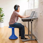 Tabouret oscillant ECR4Kids ACE Active Core Engagement, hauteur d'assise de 45,7 cm, sièges flexibles